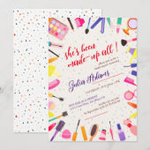 Schoonheid cosmetische haarstijl make-up Vrijgezel Kaart (Voorkant / Achterkant)