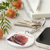 schoonheid door dauw gekust sleutelhanger (Voorkant Rechts)