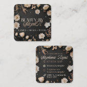 Schoonheid door Steph R Custom Besteld Square Busi Vierkante Visitekaartje (Voorkant / Achterkant)