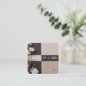 Schoonheid door Steph R Custom Bestelde Loyalty Ka Vierkante Visitekaartje (Staand voorkant)