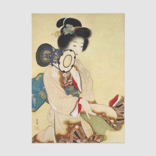 Schoonheid door Uemura Shoen Tissuepapier (Voorkant)