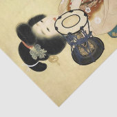 Schoonheid door Uemura Shoen Tissuepapier (Detail)