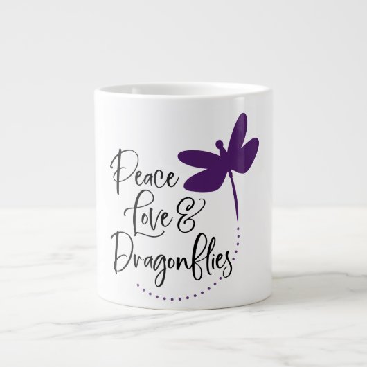 Schoonheid Drink Kop met Libel Motief (Voorkant)