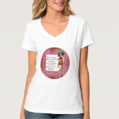  schoonheid Drink wijn Funny T-shirt (Voorkant)