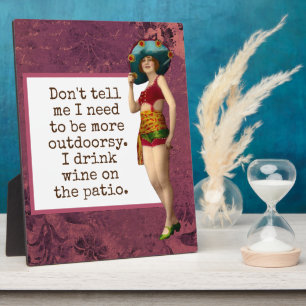  schoonheid Drink wijn Funny Tabletop Fotoplaat