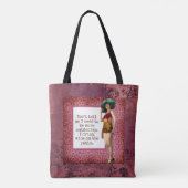 schoonheid Drink wijn Funny Tote Bag (Achterkant)