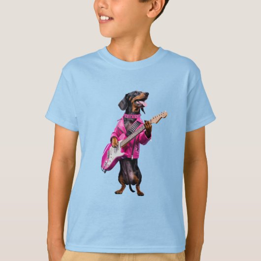 Schoonheid Dwerghond Rockster T-shirt (Voorkant)