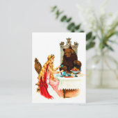 Schoonheid en beest briefkaart (Staand voorkant)