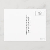 Schoonheid en beest briefkaart (Achterkant)