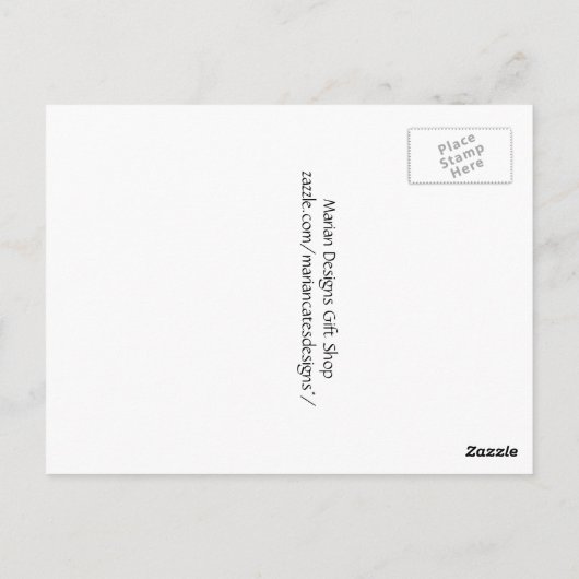 Schoonheid en beest briefkaart (Achterkant)