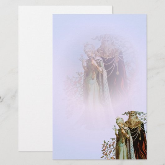 Schoonheid en beest briefpapier (Voorkant / Achterkant)