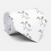 Schoonheid en beest Roos Stropdas (Opgerold)