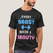 Schoonheid en Beest shirten T-shirt (Voorkant)