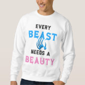 Schoonheid en Beest shirten Trui (Voorkant)