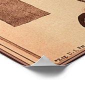  schoonheid en cosmetica AD 1922 Poster (Hoek)