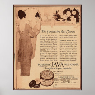  schoonheid en cosmetica AD 1922 Poster