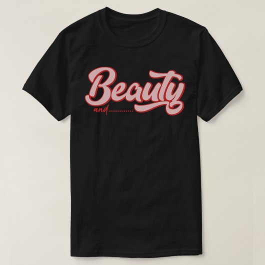 Schoonheid en de baard t-shirt (Design voorkant)