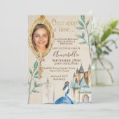 Schoonheid en de Beast betoverde Fairy Tale Party Kaart (Staand voorkant)