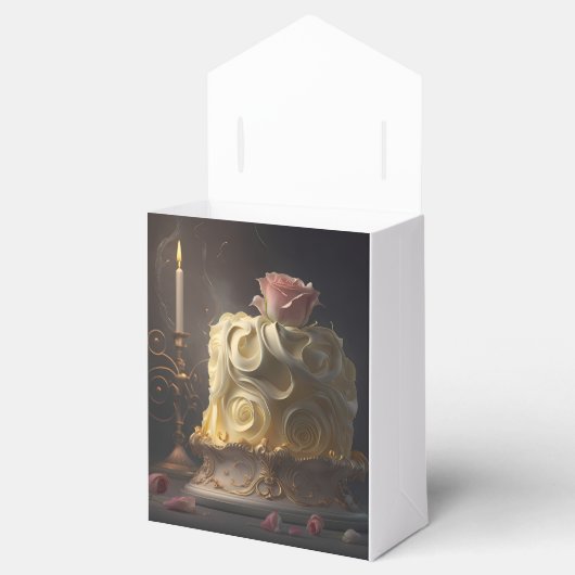 Schoonheid en de Beest Cake - Verjaardag Bedankdoosjes (Geopend)