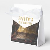 Schoonheid en de Beest Cake - Verjaardag Bedankdoosjes (Voorkant Zijde)