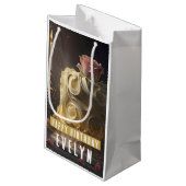 Schoonheid en de Beest Cake - Verjaardag Klein Cadeauzakje (Achterkant Gekanteld)