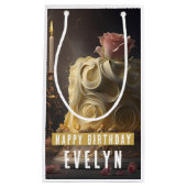 Schoonheid en de Beest Cake - Verjaardag Klein Cadeauzakje (Voorkant)