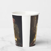 Schoonheid en de Beest Cake - Verjaardag Papieren Bekers (Links)