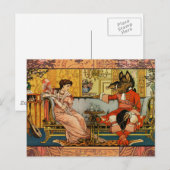 Schoonheid en de beste originele illustratiekunst briefkaart (Voorkant / Achterkant)