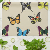Schoonheid en de keukenhanddoek Butterfly (Gevouwen)