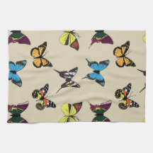 Schoonheid en de keukenhanddoek Butterfly