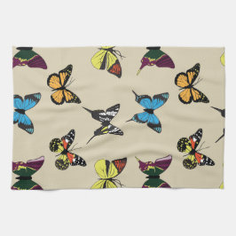 Schoonheid en de keukenhanddoek Butterfly