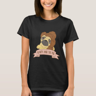 Schoonheid en de Mops Hondenliefhebbers 251 T-shirt