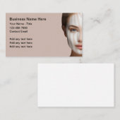 Schoonheid en dermatologie thema Visitekaartjes (Voorkant / Achterkant)