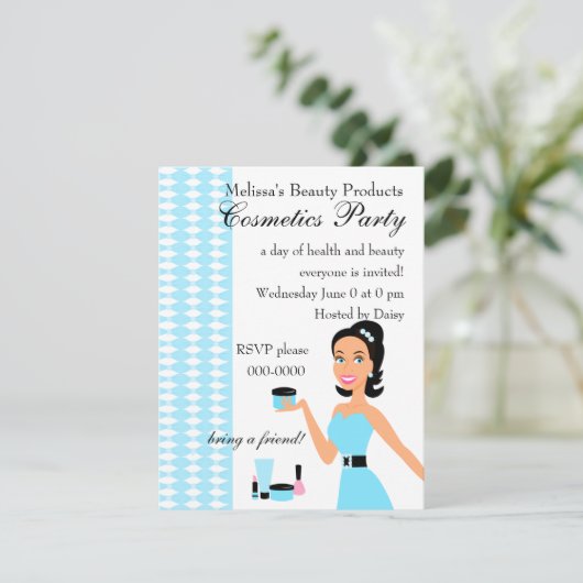 Schoonheid en diamanten. kaart (Staand voorkant)