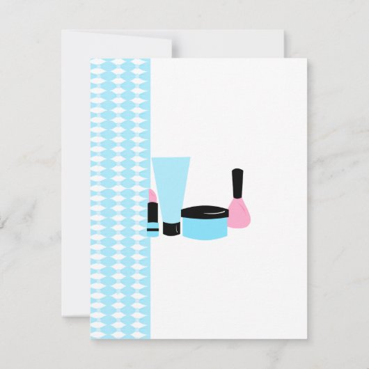 Schoonheid en diamanten. kaart (Achterkant)