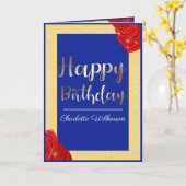 Schoonheid en een goede dag kaart (Gele Bloem)