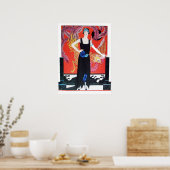 SCHOONHEID EN FENIX, MODEONTWERPER MAKE-UP ARTIEST POSTER (Keuken)