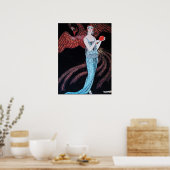 SCHOONHEID EN FENIX, MODEONTWERPER MAKE-UP ARTIEST POSTER (Keuken)