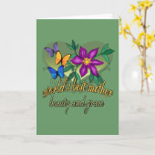 Schoonheid en genade kaart (Gele Bloem)