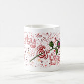 Schoonheid en hersenen koffiemok (Center)