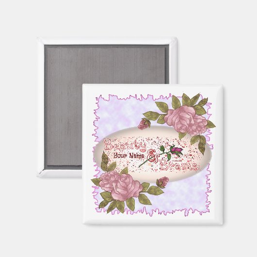 Schoonheid en hersenen magneet (Voorkant / Achterkant)