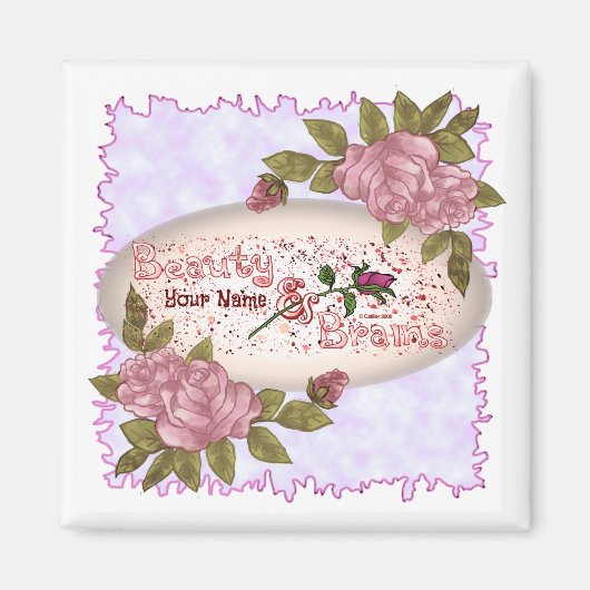 Schoonheid en hersenen magneet (Voorkant)