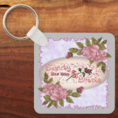 Schoonheid en hersenen sleutelhanger (Voorkant)