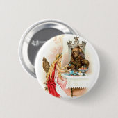 Schoonheid en het Beest Knop Ronde Button 5,7 Cm (Voorkant /achterkant)