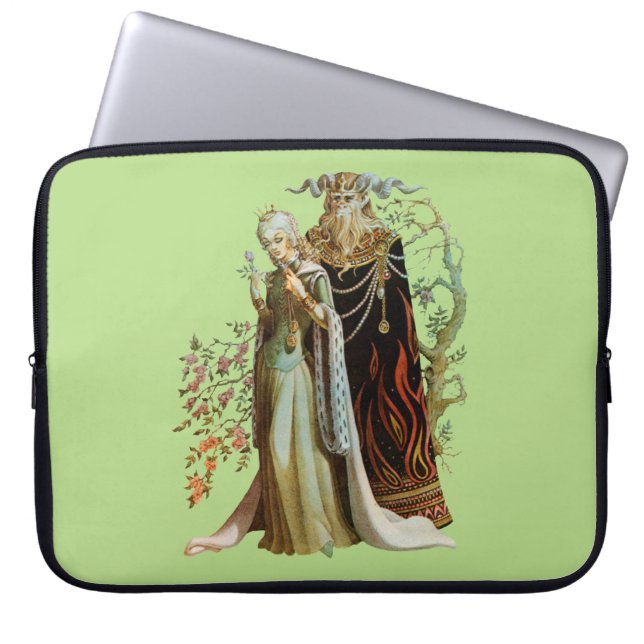 Schoonheid en het Beest Laptop Sleeve (Voorkant)