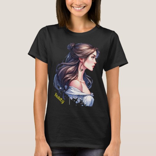 Schoonheid en het Beest paar T-shirt (Voorkant)