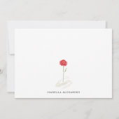 Schoonheid en het Beest Unieke Quinceañera Kaart (Achterkant)