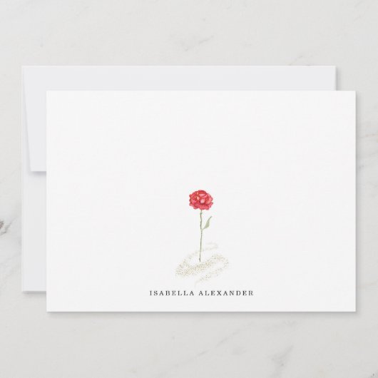 Schoonheid en het Beest Unieke Quinceañera Kaart (Achterkant)