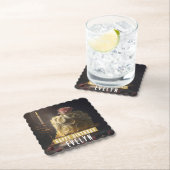 Schoonheid en het Beest Verjaardagstaart - Kartonnen Onderzetters (Insitu)