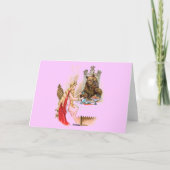 schoonheid en het Beest-Wenskaart Kaart (Achterkant)